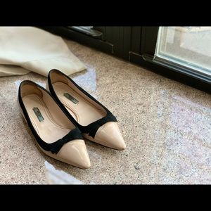 Prada flat shoes， women size 37.5